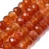Natural Carnelian(Dyed & Heated) Beads Strands G-Q194-A01-01-2