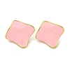 PVD Vacuum Plating 304 Stainless Steel & Enamel Stud Earrings for Women EJEW-G401-02G-02-2