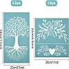 Olycraft Self-Adhesive Silk Screen Printing Stencil DIY-OC0003-79A-2