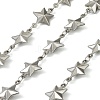 304 Stainless Steel Star Link Chains CHS-A017-01P-1