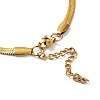 304 Stainless Steel Herringbone Chain Necklaces NJEW-P282-07G-3