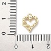 Brass with Cubic Zirconia Charms KK-Q817-05G-3