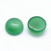 Natural Dyed & Heated Green Onyx Agate Cabochons G-P393-R04-10mm-2