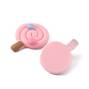 Opaque Resin Cabochons LS-RESI-WH0035-02D-2