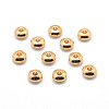 Rondelle Brass Beads KK-E739-09B-G-1