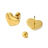 Ion Plating(IP) 304 Stainless Steel Ear Studs EJEW-Q801-01G-2
