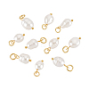 10Pcs 2 Styles Natural Cultured Freshwater Pearl Pendants PALLOY-PH01897-6