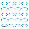 20Pcs Adjustable Korean Waxed Polyester Cord Bracelet Making BJEW-TAC0051-10-2