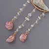 Tree of Life Natural Agate & Natural Crystal Chips Hanging Suncatchers RN-CBA387D-01G-4