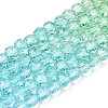 Transparent Glass Beads Strands GLAA-E036-07Y-2