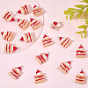 20Pcs Opaque Resin Pendants RESI-SC0036-49-7