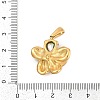 304 Stainless Steel Rhinestone Pendants STAS-K291-06G-03-3
