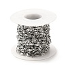 Tarnish Resistant 304 Stainless Steel Dapped Chains STAS-B040-01P-3