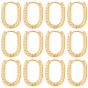 16Pcs 304 Stainless Steel Hoop Earrings EJEW-SC0002-30-6