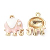 Elephant Alloy Enamel Pendants LS-ENAM-B045-01LG-01-2