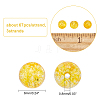  3 Strands Synthetic Citrine Beads Strands G-NB0003-24-2