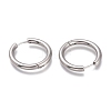 Tarnish Resistant 201 Stainless Steel Huggie Hoop Earrings EJEW-L256-05Q-P-2