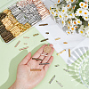 320Pcs 16 Styles Iron Slide On End Clasp Tubes IFIN-CN0001-08-3