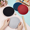 4Pcs 4 Colors EVA Cloth Round Fascinator Hat Base for Millinery Magic FIND-BC0014-33-3