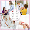 SUPERFINDINGS 8Pcs 8 Style Nurse's Cap & Infusion Bottle & Caduceus Alloy Charms Safety Pin Brooch JEWB-FH0001-24-6