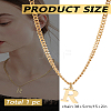 1Pc 304 Stainless Steel Letter Pendant Necklaces NJEW-LP0001-33R-G-2