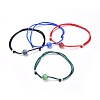 Nylon Cord Bracelets BJEW-JB04257-M-1