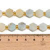 Natural Flower Amazonite Beads Strands G-F833-B09-01-4