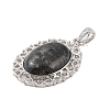 Natural Larvikite Pendants G-A226-03P-06-2
