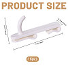 Plastic Mesh Sheet Hook FIND-WH0149-32C-01-2