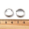 201 Stainless Steel Hoop Earrings EJEW-P304-15C-P-5