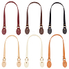   6Pcs 6 Colors Imitation Leather Sew on Bag Handles DIY-PH0017-27-1