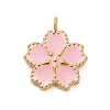 304 Stainless Steel Enamel Pendants LS-STAS-F331-01C-G-1
