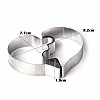 Tarnish Resistant 304 Stainless Steel Cookie Cutters DIY-E012-01-5