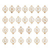 26Pcs Alloy Enamel Letter A~Z Connector Charms FIND-TAC0028-14A-9