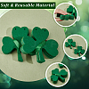 4 Bag Felt Clover Hanging Banner for Saint Patrick's Day Decoration AJEW-CY0002-43-6