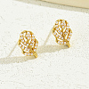 Leaf Alloy Stud Earrings ZZ8862-2