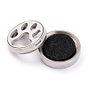 304 Stainless Steel Magnetic Diffuser Locket Aromatherapy Essential Oil Buckle AJEW-M027-14P-4