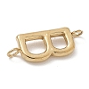 304 Stainless Steel Letter Connector Charms LS-STAS-M108-01G-02-2