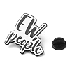 Word EW People Enamel Pin JEWB-H010-04EB-06-3