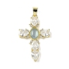 Natural Aquamarine Pendants G-P585-04G-04-1