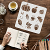 Large Plastic Reusable Drawing Painting Stencils Templates DIY-WH0172-591-3