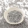 Metallic Colours Plated Glass Seed Beads X1-SEED-H002-G-A573-2