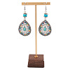 Iron T Bar Dangle Earrings Storage Racks ODIS-TAC0001-03-3