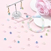 250Pcs 5 Colors Transparent Glass Beads GLAA-YW0005-69-5