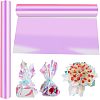 Iridescent Gift Flower Bouquet Wrapping Paper DIY-WH0366-99-1