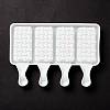 Food Grade DIY Rectangle Ice-cream Silicone Molds DIY-D062-05B-5