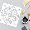 Plastic Drawing Painting Stencils Templates Sets DIY-WH0172-850-3