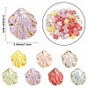 100Pcs Opaque Acrylic Pendants MACR-YW0004-08A-3