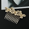 Butterfly Alloy Hair Combs PW-WGF37AD-01-2