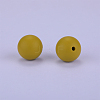 Round Silicone Focal Beads SI-JX0046A-71-2